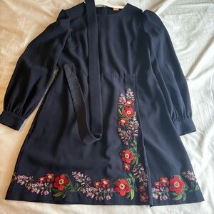 Ted Baker Navy Dress